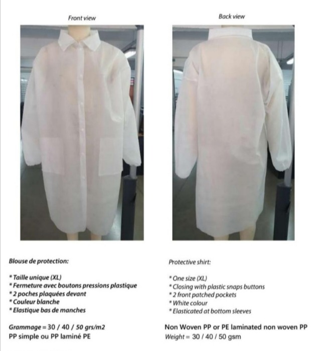 BLOUSE DE PROTECTION 